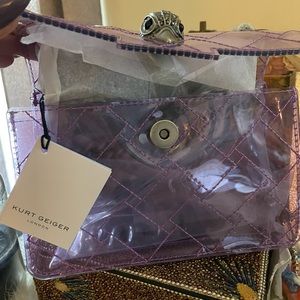 Kurt Geiger London
Clear pink Mini Kensington